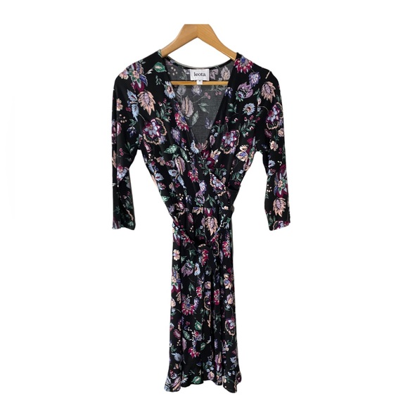 LEOTA Libby Faux Wrap Knit Dress - Picture 2 of 7